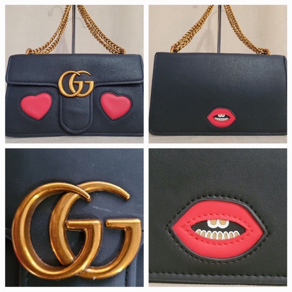 Medium Gucci Marmont Heart Purse